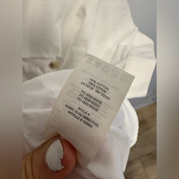 EUC- DENIM FORUM THE JANE SHIRT -100% cotton- Small- oversized - Picture 7 of 8